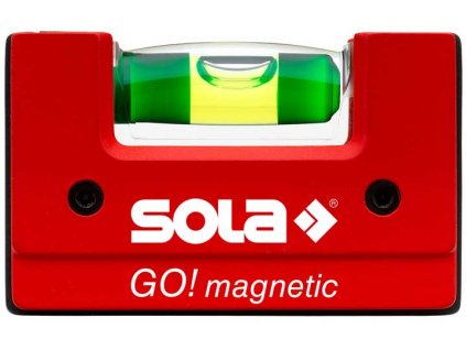 GO! magnetic - kompaktní vodováha 6,8 cm SOLA 01621101