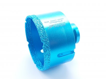 Diamantová vrtací korunka Vacuum brazed do úhlové brusky; průměr 72mm