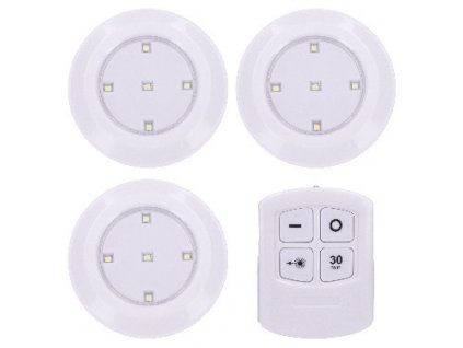 Solight LED světélka s dálkovým ovládáním, 3x 50lm, časovač,