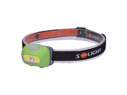 Solight LED čelová svítilna, 3W Cree + 3W COB, 120lm, bílé +
