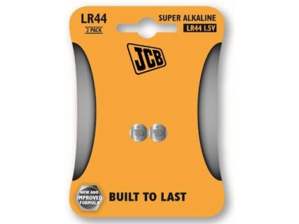 Alkalická baterie LR44, blistr 2 ks JCB JCB-LR44-2B