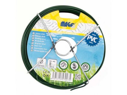 Vázací drát PVC 1,0 mm, délka 25 m MAGG 110028