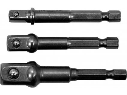 Sada adaptérů 3ks HEX 1/4, 3/8, 1/2 Yato YT-04685