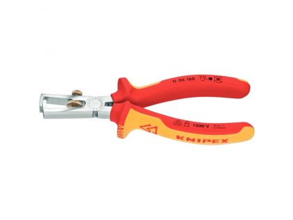 Odizolovací kleště Knipex 160 mm, potah PVC do 1000V, pochromované