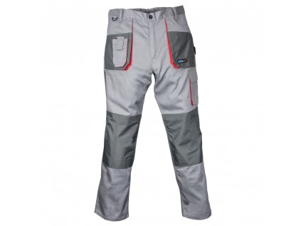 Kalhoty ochranné velikost M/50, šedá, Comfort line, gramáž 190g/m2 DEDRA BH3SP-M