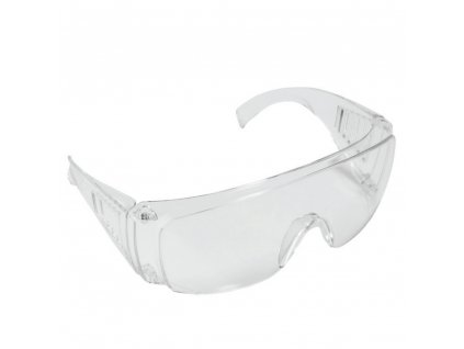 Ochranné brýle, polykarbonát, bílé DEDRA BH1050