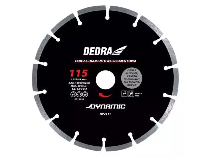 Kotouč segmentový 350/25,4 mm Dynamic DEDRA HP2119E  + Dárek, servis bez starostí v hodnotě 300Kč