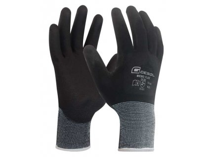 Pracovní rukavice MICRO FLEX TOUCH velikost 6 - blistr GEBOL 709240ST