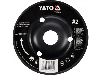 Rotační rašple úhlová 115 mm typ 2 Yato YT-59164