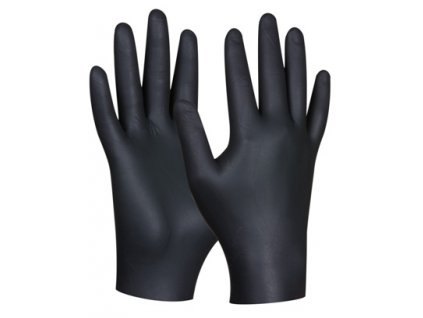 Nitrilové rukavice BLACK NITRIL 80ks - velikost XL