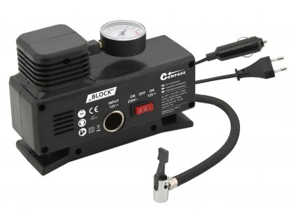 Kompresor nejen do auta na 12/230V BLOCK TÜV/GS Compass 07194