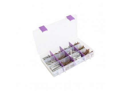 Super Box se spojovacím materiálem pro průměr vrtaného otvoru 5, 6 a 8 mm
