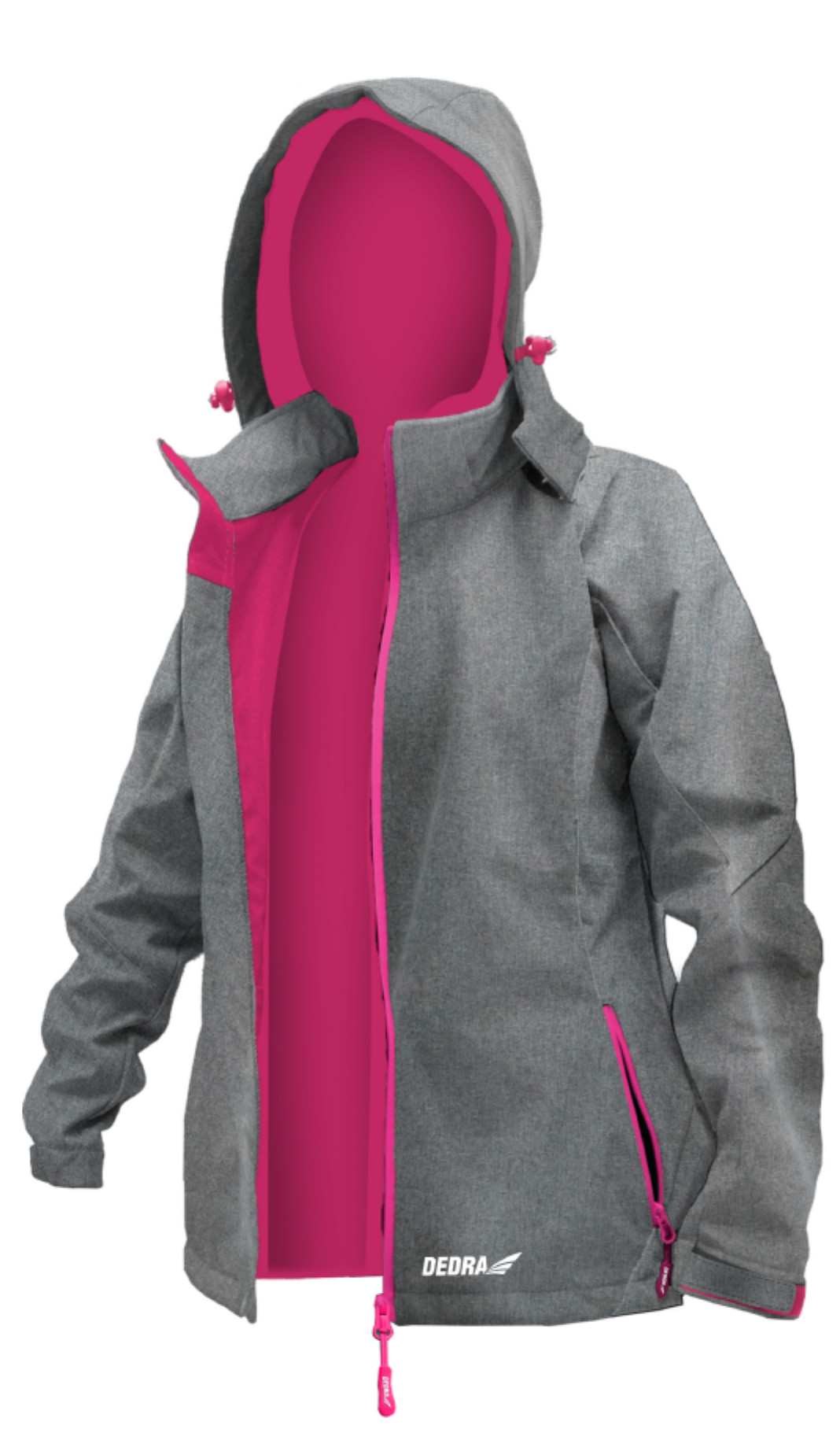 Dámská softshellová bunda, vel.L, 96%polyester+4%elasta DEDRA BH65KS-L + Dárek, servis bez starostí v hodnotě 300Kč