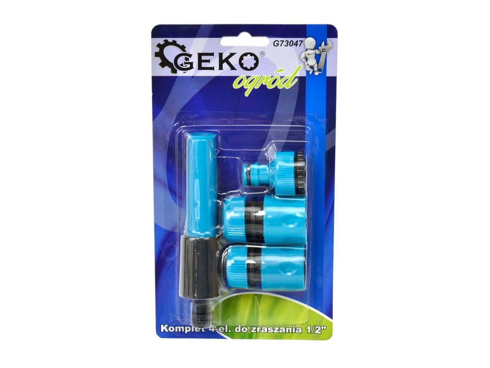 Hadicový set 4ks, pro 1/2", plast GEKO nářadí G73047