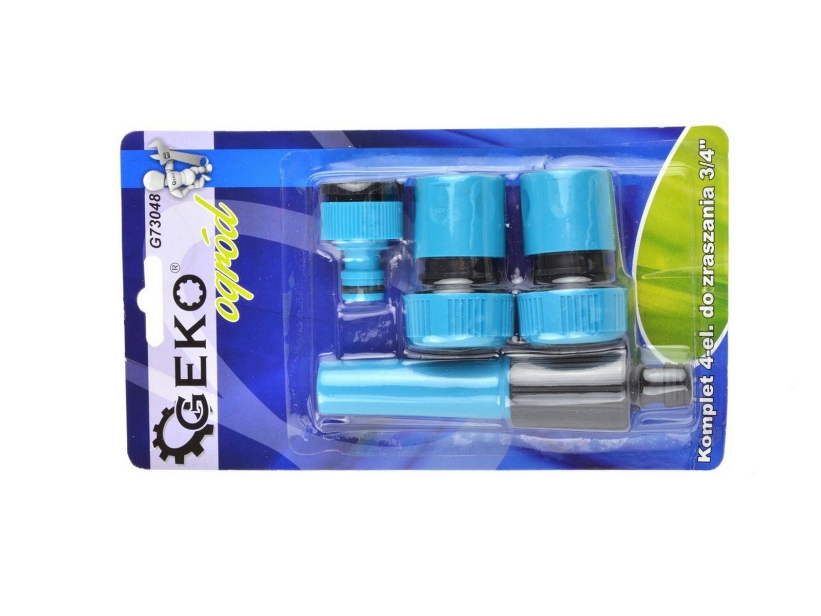 Hadicový set 4ks, pro 3/4", plast GEKO nářadí G73048