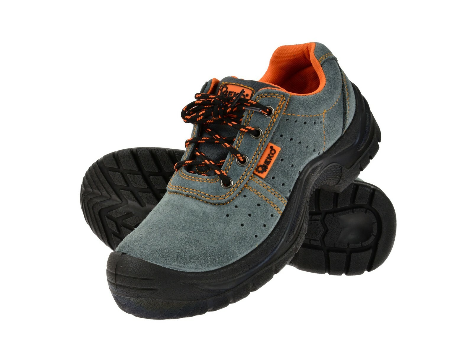 Ochranné pracovní boty semišové model č.3 vel.40 GEKO nářadí G90520 + Dárek, servis bez starostí v hodnotě 300Kč