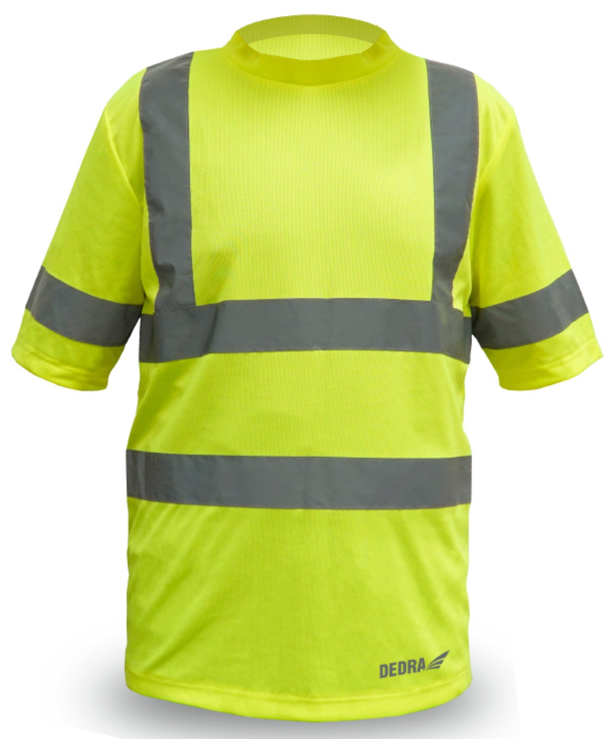 Pánské triko t-shirt reflexní, žluté velikost L DEDRA BH81T1-L