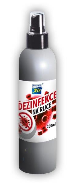 Dezinfekce na ruce 250ml POWER AIR DRB-00