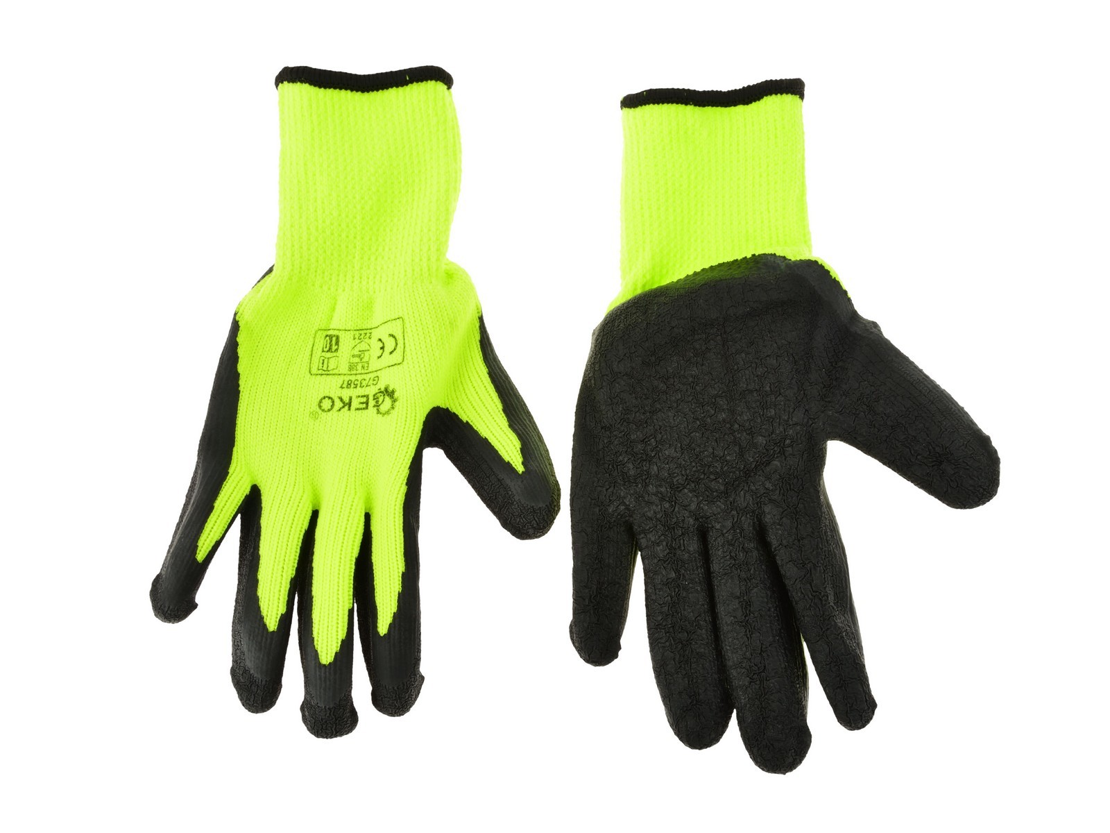 Pracovní zimní rukavice vel.8 zelené GEKO nářadí G73585