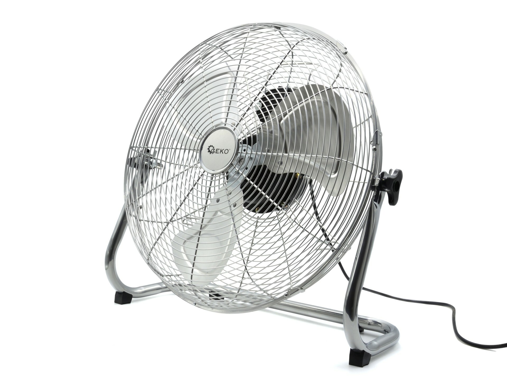 Podlahový ventilátor z nerezové oceli 40 cm GEKO nářadí G80470 + Dárek, servis bez starostí v hodnotě 300Kč