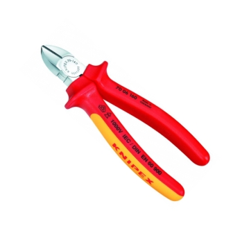 Stranové štípací kleště 140 mm, potah PVC do 1000 V KNIPEX 7006140 + Dárek, servis bez starostí v hodnotě 300Kč