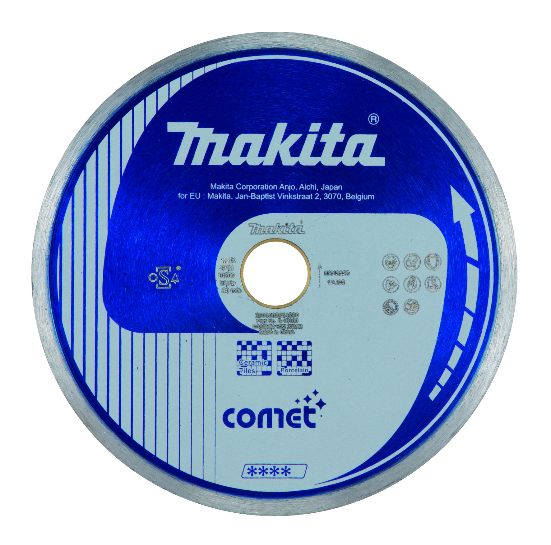 diamantový kotouč Comet Continuous 150x22,23mm Makita B-13100 + Dárek, servis bez starostí v hodnotě 300Kč