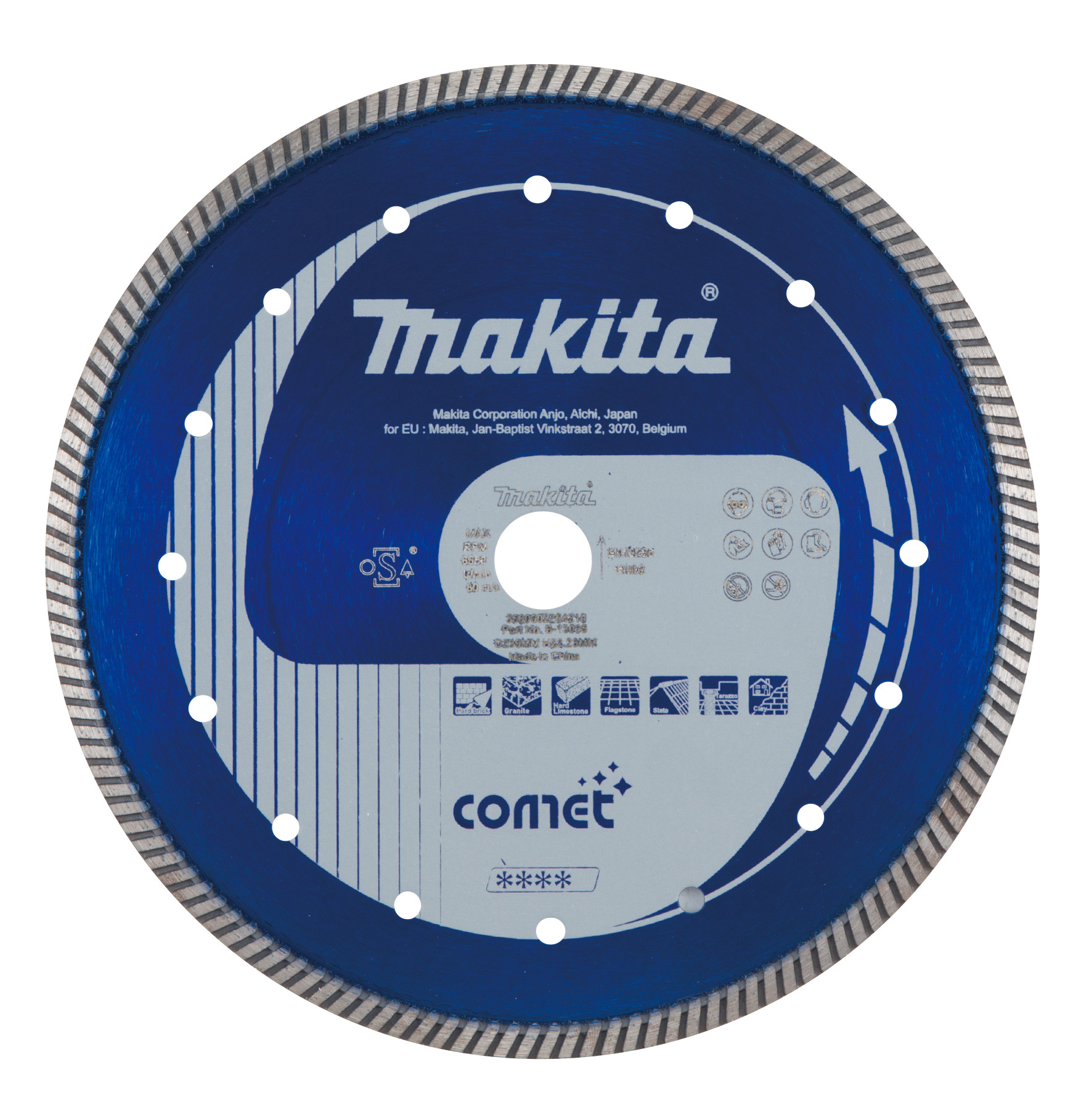 diamantový kotouč Comet Turbo 230/22,23mm Makita B-13035 + Dárek, servis bez starostí v hodnotě 300Kč