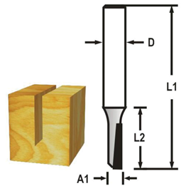 Drážkovací fréza 1 břit 6x19x50 Makita D-47416