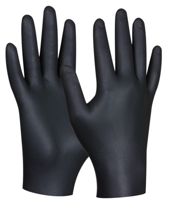 Nitrilové rukavice BLACK NITRIL 80ks - velikost M GEBOL 709630