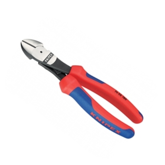 Štípací kleště stranové pevnostní 180 mm, zesílené PVC KNIPEX 7402180 + Dárek, servis bez starostí v hodnotě 300Kč