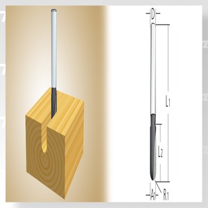 U-drážkovací fréza Makita D-09329