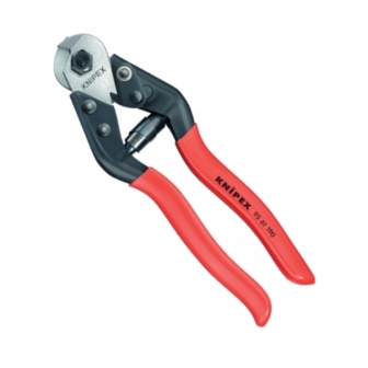 Štípací nůžky na ocelová lana, max průměr 4,0 mm KNIPEX 9561190 + Dárek, servis bez starostí v hodnotě 300Kč
