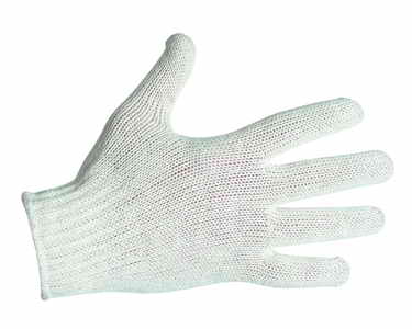 Pracovní rukavice pletené z polyester/bavlna s pružnou manžetouvelikost 8 CERVA GROUP a. s. AUK08