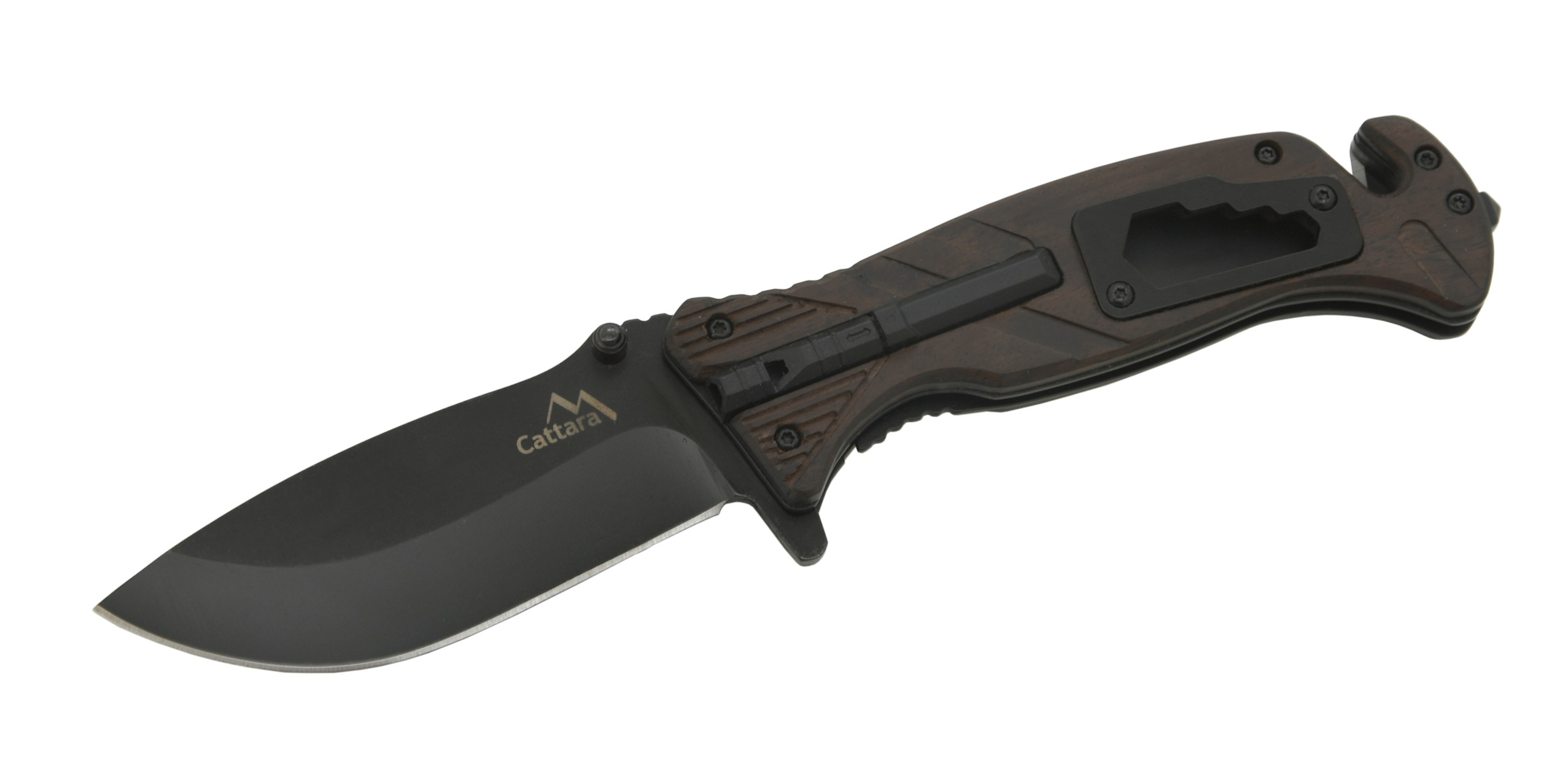 Nůž zavírací BLACK BLADE s pojistkou 21,7cm Cattara 13229