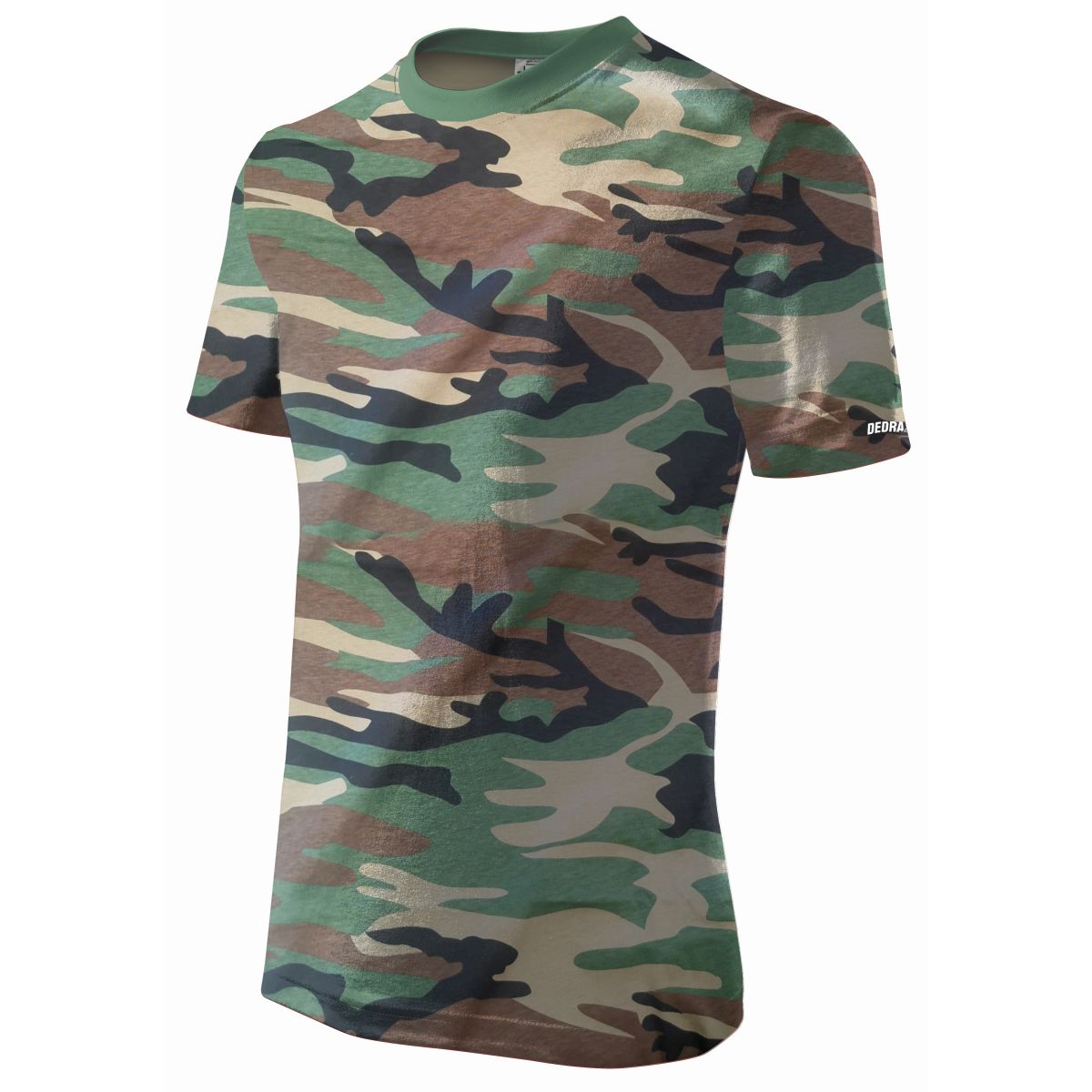 Tričko pánské XL, camo, 100 % bavlna DEDRA BH5TM-XL