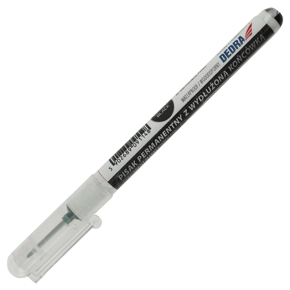 Technické permanentní pero s prodlouženým hrotem černé 1 ks DEDRA M89Z11