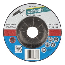 WOLFCRAFT - Kotouč hrubovací na kov 115mm WOLFCRAFT 1630099
