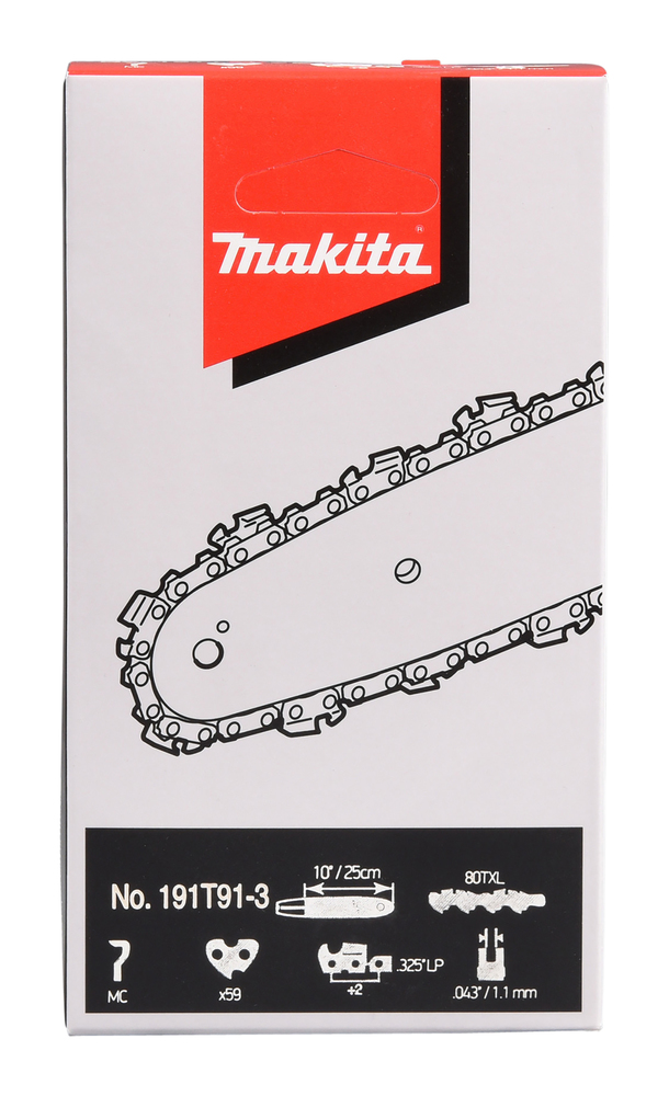 pilový řetěz Makita 35cm 1,1mm 0,325" 59čl Makita 191T91-3