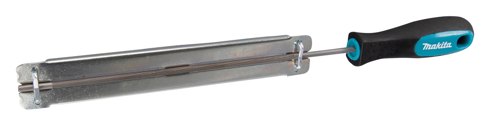 pilník kulatý o 4mm s vedením pro broušení řetězu Makita D-70948