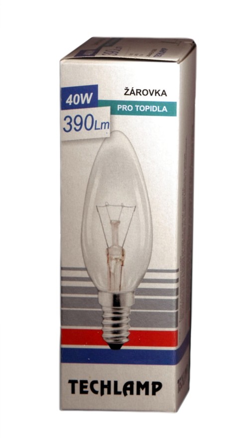 Topný článek E14 40W TES-LAMP s.r.o. E14040CIRA