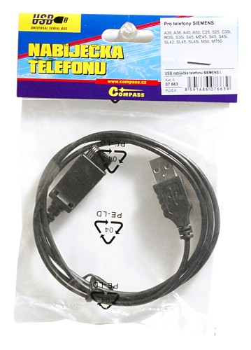 Nabíječka telefonu USB SIEMENS I. Compass 07663