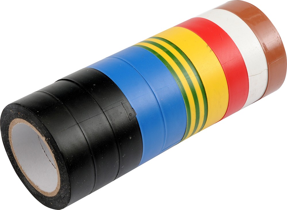 Páska PVC 15 x 0,13 mm x 10 m 10 ks barevné Vorel TO-75012