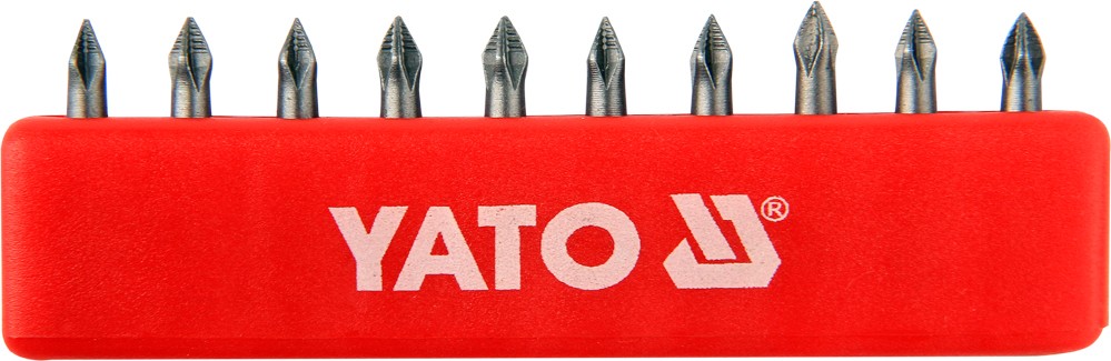 Bit křížový 1/4" PH0 x 25 mm 10 ks Yato YT-0473
