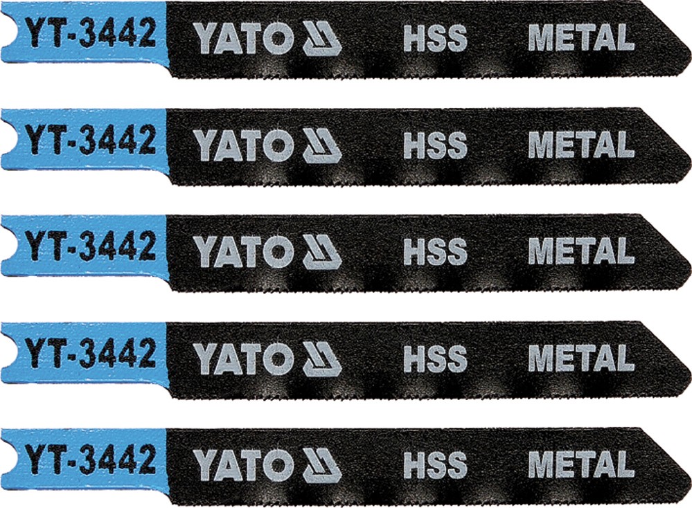 List pilový do přímočaré pily 70 mm na kov TPI36 5 ks Yato YT-3442