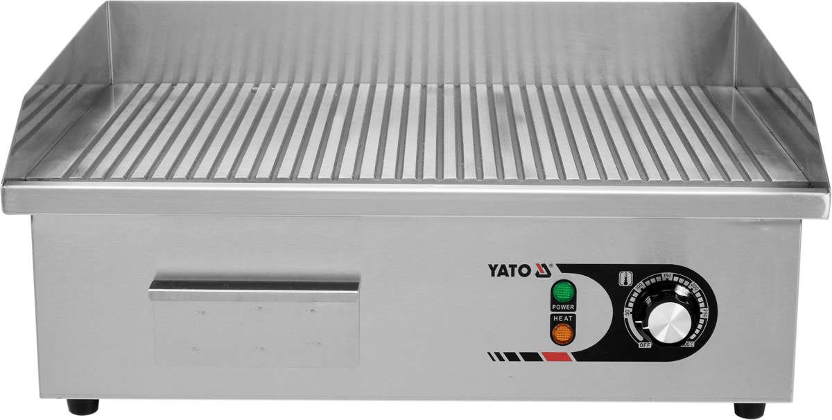 Grilovací deska drážkovaná 3000W 550mm Yato Gastro YG-04587