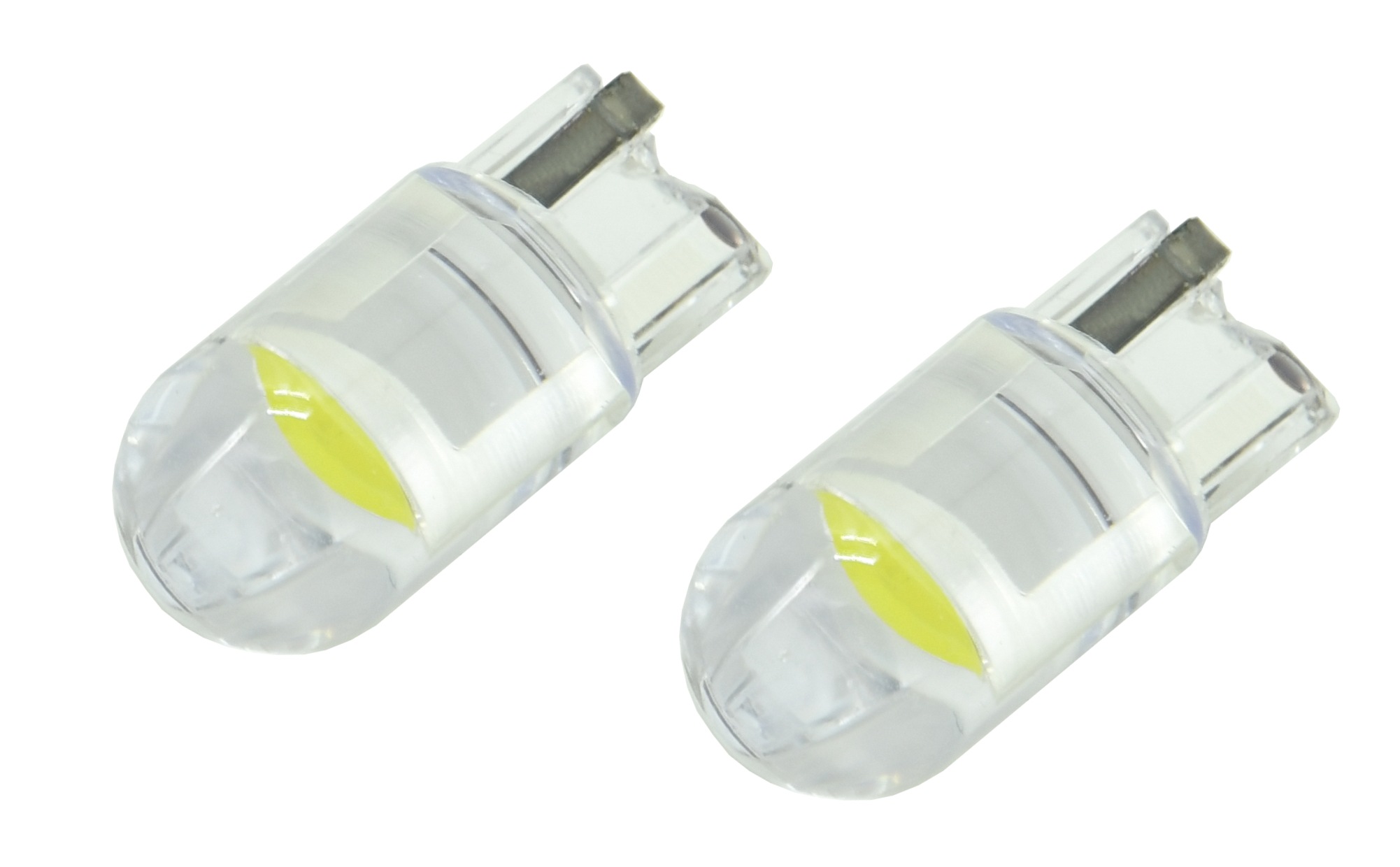 Žárovka 1LED COB 12V T10 bílá 2ks Compass 33778