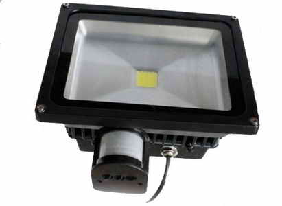 SOLIGHT - LED reflektor MCOB LED 30W s pohybovým senzorem SOLIGHT SLMCOB30S