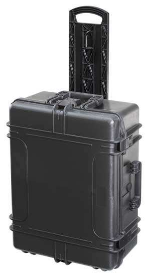 MAX Plastový kufr, 687x528xH 286mm, IP 67, barva černá. S… MAGG PROFI MAX620H250STR
