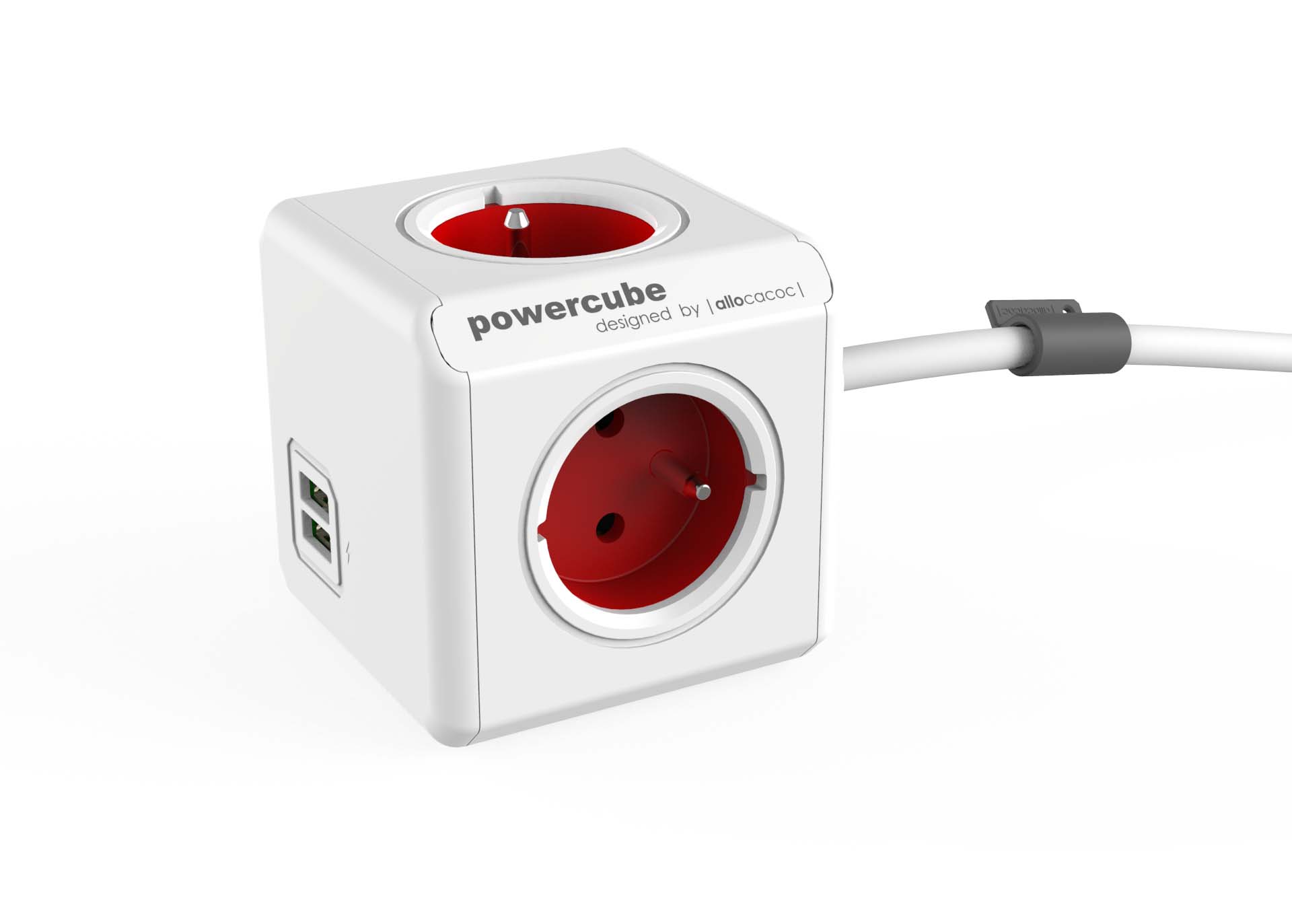 POWERCUBE - Extended USB bílá/červená POWERCUBE 85850