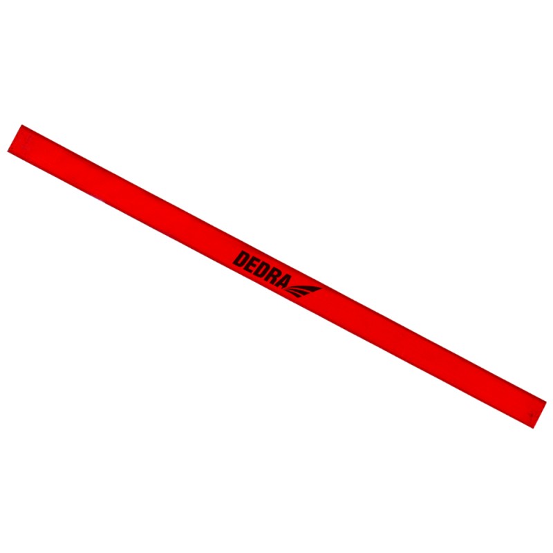 Tužka stolařská HB 24,5 cm červená DEDRA M9003